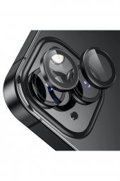 Buff iPhone 14 / 14 Plus Camera Metal Lens Protector Black - 1