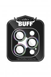 Buff iPhone 14 Pro / 14 Pro Max Diamond Lens Koruyucu Colorful - 3
