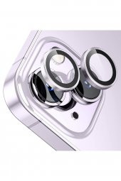 Buff iPhone 14 / 14 Plus Camera Metal Lens Protector Purple - 1