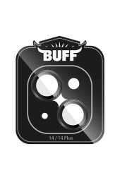 Buff iPhone 14 / 14 Plus Camera Metal Lens Protector Black - 2