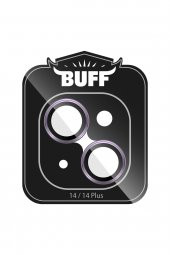Buff iPhone 14 / 14 Plus Camera Metal Lens Protector Purple - 2