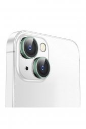 Buff iPhone 14 / 14 Plus Camera Metal Lens Protector Dark Green - 3