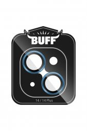 Buff iPhone 14 / 14 Plus Camera Metal Lens Protector Navy Blue - 3