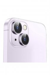 Buff iPhone 14 / 14 Plus Camera Metal Lens Protector Purple - 3