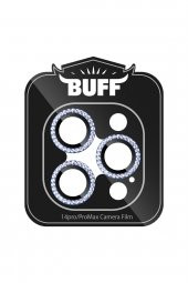 Buff iPhone 14 Pro / 14 Pro Max Diamond Lens Koruyucu Light Blue - 2