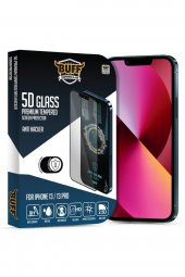 Buff Iphone 13/13 Pro 5d Uyumlu Glass Anti Hacker Ekran Koruyucu - 1