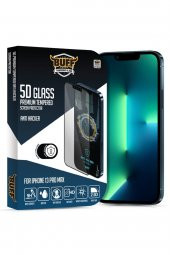 Buff Iphone 13 Pro Max Uyumlu 5d Glass Anti Hacker Ekran Koruyucu - 1