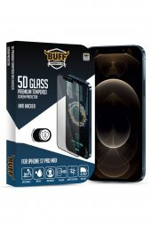 Buff Iphone 12 Pro Max 5d Glass Anti Hacker Ekran Koruyucu - 1