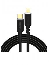 Buff BL67 PD 27W Type-C to Lightning 3.0A 1.2M Data ve Şarj Kablosu Siyah - 3