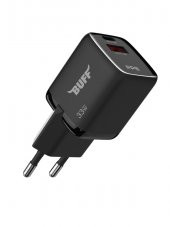 Buff BL64-1UC 33W Hızlı Şarj Cihazı Dual QC3.0 Type-C Şarj Adaptörü - 1
