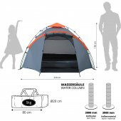 Where Tomorrow Family Otomatik Çadır-GRİ - 2