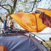 Where Tomorrow Family Otomatik Çadır-GRİ - 5