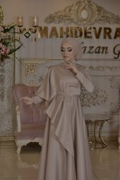 Defne Vizon Abiye Elbise - 3