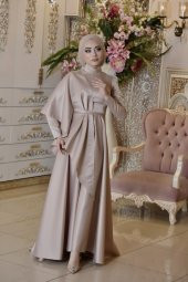 Defne Vizon Abiye Elbise - 6