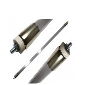 40 CM MONTAJLI INFRARED UFO ISITICI ELEKTRİKLİ  SOBA CAMI METAL BAŞLIKLI 23 MM - 2