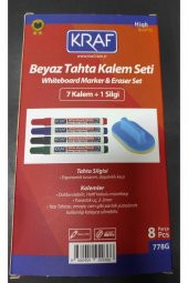 Beyaz Tahta Kalemi& Silgi Set 8 Li 778g - 2