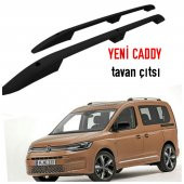VOLKSWAGEN YENİ CADDY 2021 2022 SİYAH TAVAN ÇITASI PORT BAGAJ - 5