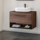 Orka Knidos 90 cm MDF Navaro Banyo Dolabı Alt Modül ve Lavabo thumbnail 2