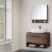 Orka Knidos 90 cm MDF Navaro Banyo Dolabı Takımı thumbnail 1