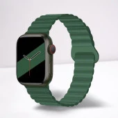 Cosmostech Akıllı Saat Watch için Uyumlu 42MM 44MM 45MM 49MM 1/2/3/4/5/6/se/7/8/ultra Magnetli Kordon ve Kayışı Yeşil - 1