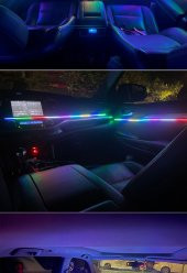 Ambiyans rgb 64 renk aydınlatma set 12v / LAAM435 - 3
