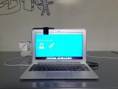 Macbook Air İçin Sense 3D Tarayıcı Klipsi Plastik Aparat - 5
