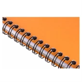Rhodia Basics A4 Üstten Spiralli 80yp Çizgili Bloknot Turuncu / 18501 thumbnail 4