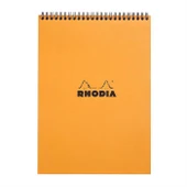 Rhodia Basics A4 Üstten Spiralli 80yp Çizgili Bloknot Turuncu / 18501 thumbnail 1