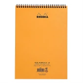 Rhodia Basics A4 Üstten Spiralli 80yp Çizgili Bloknot Turuncu / 18501 thumbnail 3