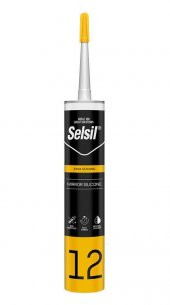 Selsil 12 Ayna Silikonu Şeffaf 280 ml - 1