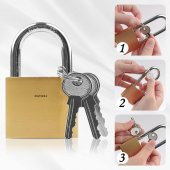 Zhltools 30mm Dolap Çanta Bavul Kilidi Asma Kilit - 4