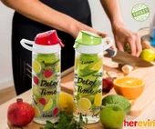 Herevin Matara Detox Time İnfuserli Çilek Como Kapak 650 ML Detox Suluk - 2