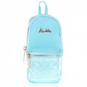 Kaukko Kalem Çantası Bright Junior Bag Kapitone-Turkuaz Üç Bölmeli Kalem Çantası - 2