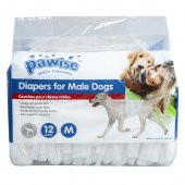 Pawise Erkek Yavru Köpek Çiş Bezi Medium 12 Adet - 1