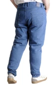Mode XL Büyük Beden Erkek Kot Pantolon MARWEL NOCHE BLUE 22940 Mavi - 4