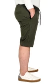 Mode XL Büyük Beden Erkek Kapri Straight Basic 20500 Haki thumbnail 3
