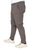 Mode XL Büyük Beden Erkek Pantolon Keten Milano 20850 Haki - 11