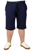 Mode XL Büyük Beden Erkek Kapri Straight Basic 20500 Indigo - 5