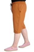 Mode XL Büyük Beden Erkek Kapri Straight Basic 20500 Tarçın thumbnail 3
