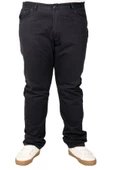 Mode XL Büyük Beden Erkek Keten Pantolon 5 Cep 21003 Lacivert - 5
