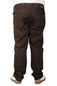 Mode XL Büyük Beden Erkek Keten Pantolon 5 Cep 21003 Kahve - 2