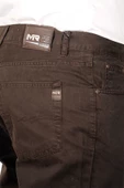Mode XL Büyük Beden Erkek Keten Pantolon 5 Cep 21003 Kahve - 9