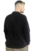 Mode XL Erkek Sweatshirt  Polo Selanik Strong 22440 Siyah thumbnail 3