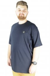 Mode XL Büyük Beden Oversize Tshirt BisYaka Choose Your Mode 21189 Lacivert - 1