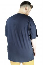 Mode XL Büyük Beden Oversize Tshirt BisYaka Choose Your Mode 21189 Lacivert - 3