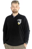 Mode XL Erkek Sweatshirt  Polo Selanik Strong 22440 Siyah thumbnail 1