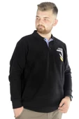 Mode XL Erkek Sweatshirt  Polo Selanik Strong 22440 Siyah thumbnail 2