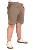 Mode XL Büyük Beden Erkek Kapri Yancep Nice Classic 21402 Toprak thumbnail 1