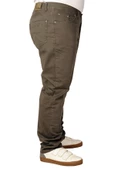 Mode XL Büyük Beden Erkek Keten Pantolon 5 Cep 21003 Haki thumbnail 10