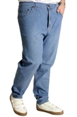 Mode XL Erkek Kot Pantolon Klasik 5Cep Deep Royal Blue 22932 Mavi - 1